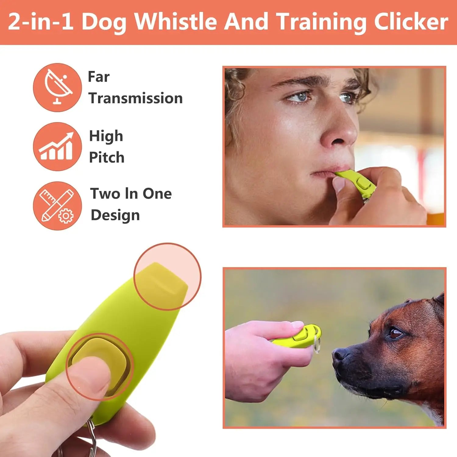 Dog Training Kit: Treat Pouch, Clicker, Silent Whistle, 2-in-1 Tool, Training Guide, Poop Bags