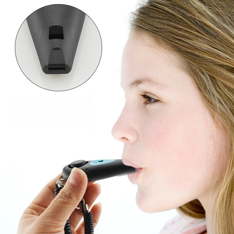 Dog Training Loudspeaker, Whistle, Two-in-One Pet Training Device, Dog Correct Behavior Training, Fixed-Point T