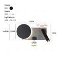 Bedroom bedside wall lamp with switch and spotlight, simple and modern Nordic creative personality, adjustable LED pendant light