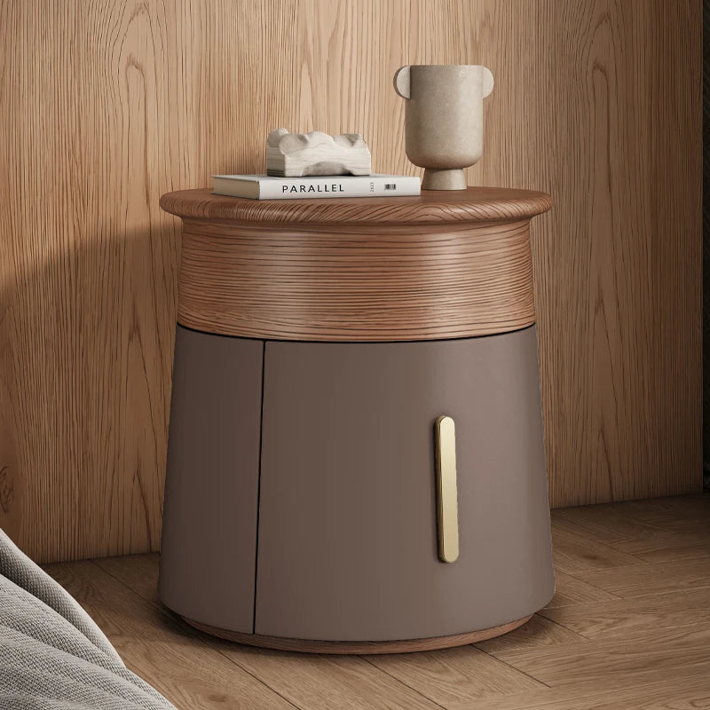 Creative Design Small Bedside Table Space Saving Drawers Storage Nightstand Unique Trendy Mesa De Noche Bedroom Furniture