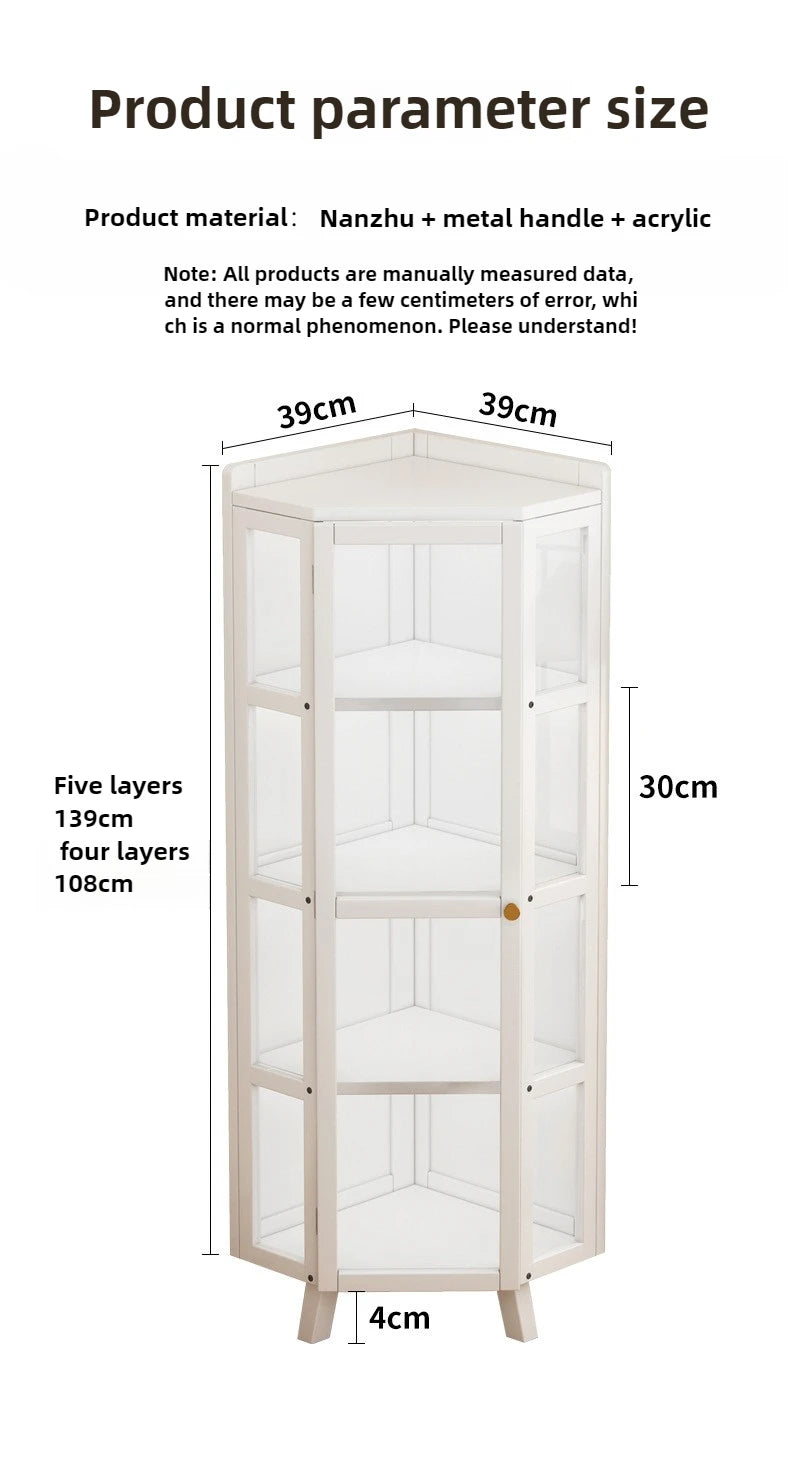 Corner Cabinet Dining Room Corner Cabinet Wall Triangle Cabinet Corner Locker Living Room Bedroom Corner Floor Storage