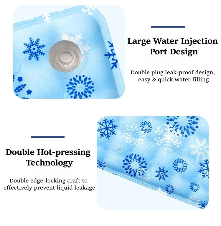 Dog Cooling Mat Summer Ice-Cooled Pet Cooling Bed Portable and Durable Indoor and Outdoor Use for Small Large Dogs