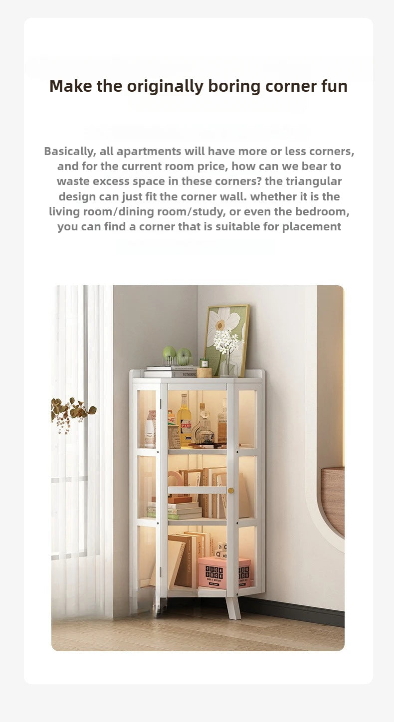 Corner Cabinet Dining Room Corner Cabinet Wall Triangle Cabinet Corner Locker Living Room Bedroom Corner Floor Storage