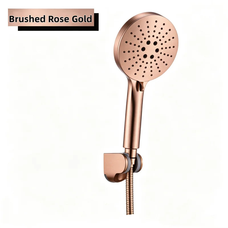 Bathroom 3 Functions Handheld High-pressure Water-Saving Shower Head Hardware Accessories High Qualit ABS Hand-Hold Shower