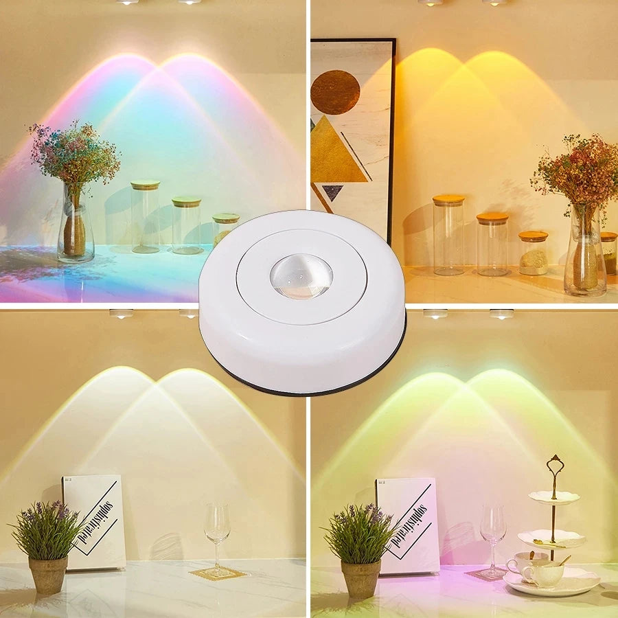 Bedroom Decor Lights Touch Sunset Lamp Cabinet Ambient Night Light for Wall Lamps Kitchen Closet Cupboard Decoration Lightinng