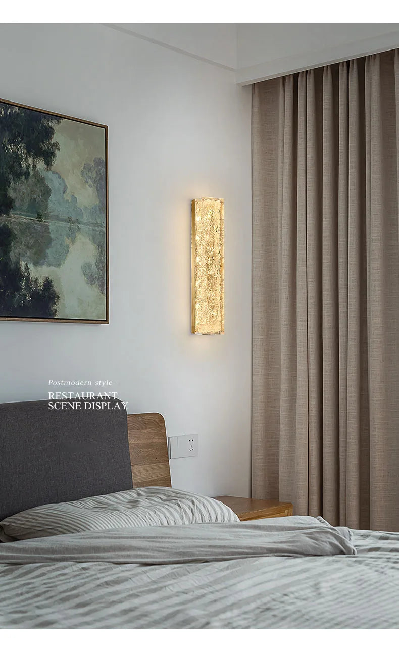 Living Room Simple Design Wall Lamp New Modern Minimalist Background Bedroom Bedside Decorative Trendy Lighting