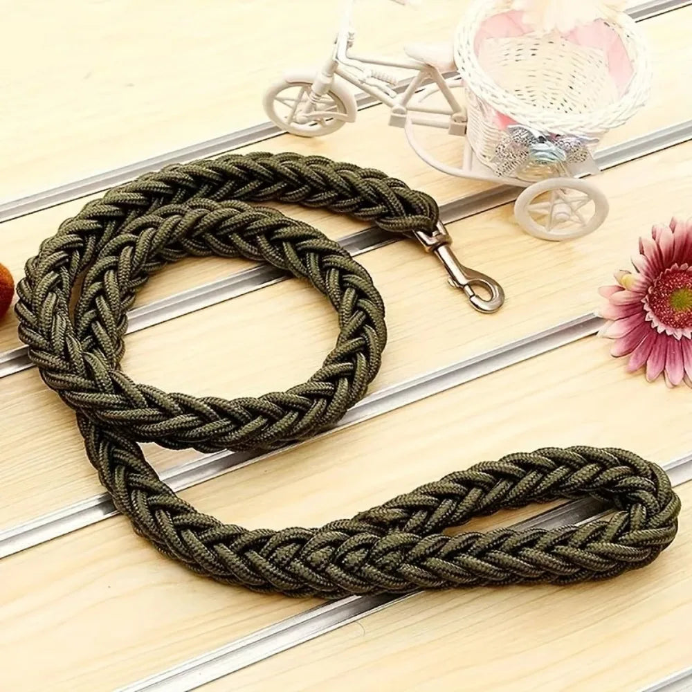 Dog leash for effective training and comfortable walking,  durable braid,  dog training leash